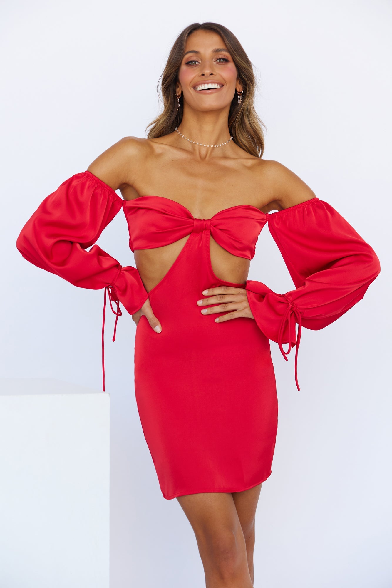 A Different Vibe Dress Red