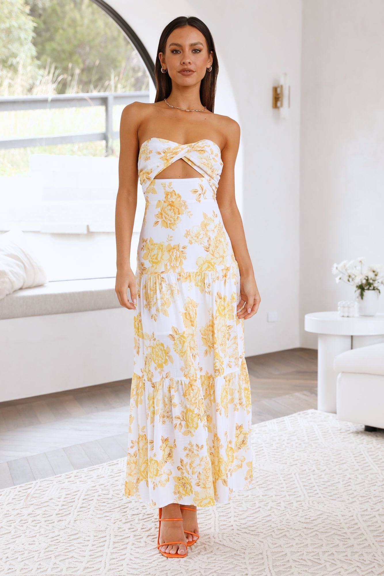 Annita Maxi Dress Yellow