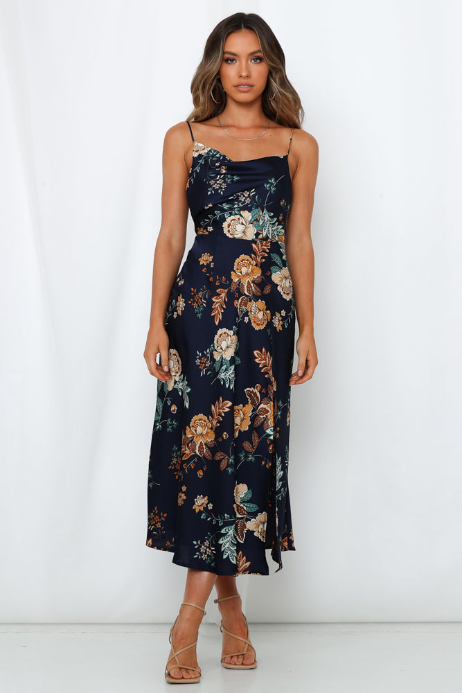 Atlas Maxi Dress Navy