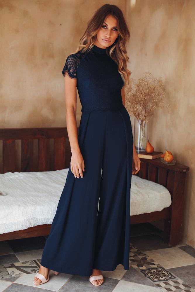 Better Than Before Jumpsuit Navy