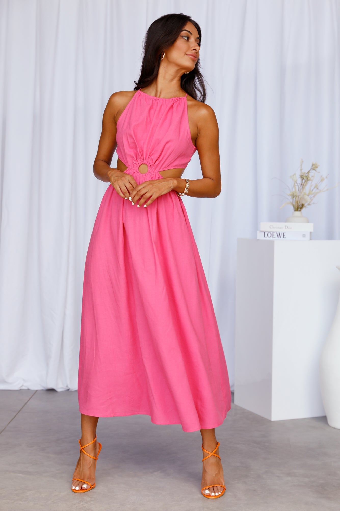 Chill Moments Maxi Dress Pink